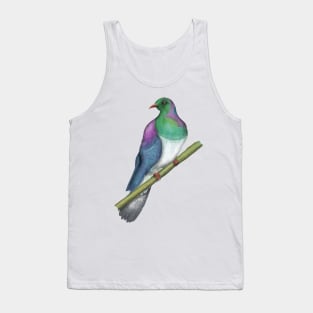 Wood pigeon Kereru New Zealand bird Tank Top